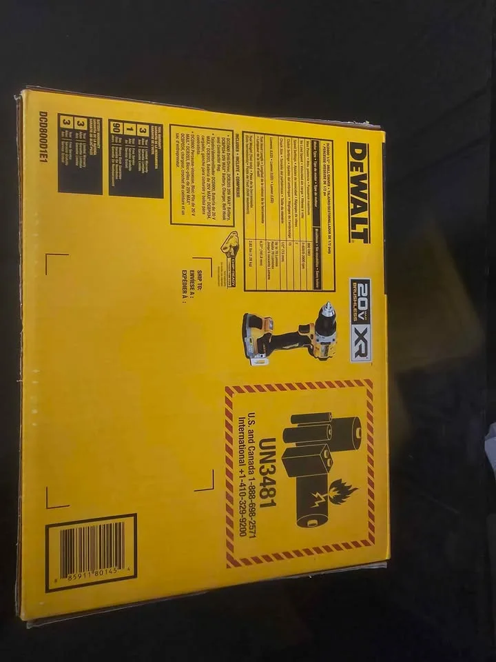 DEWALT 20V MAX XR Cordless Drill Kit - New image indicator(4)