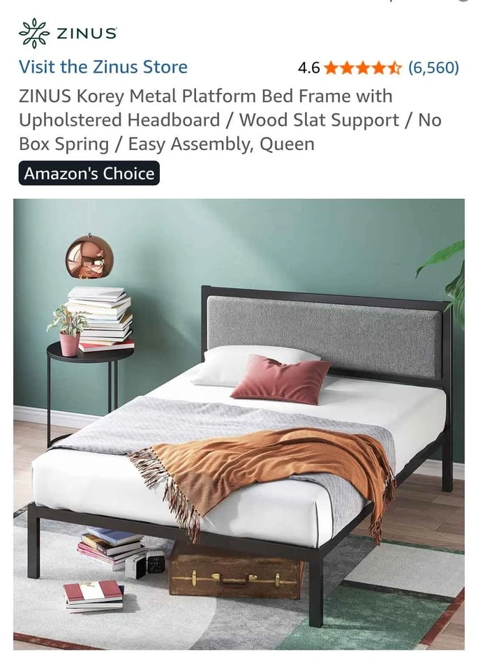 Queen size bed frame - photo 3