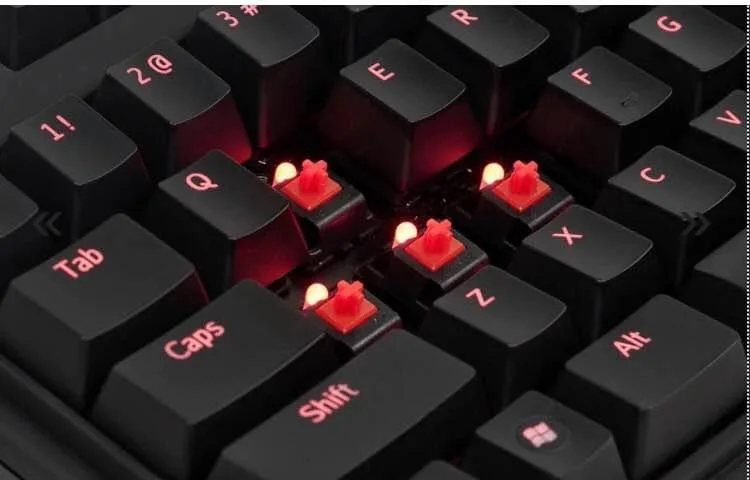 Monoprice Backlit Macro mechanical keyboard image indicator(2)