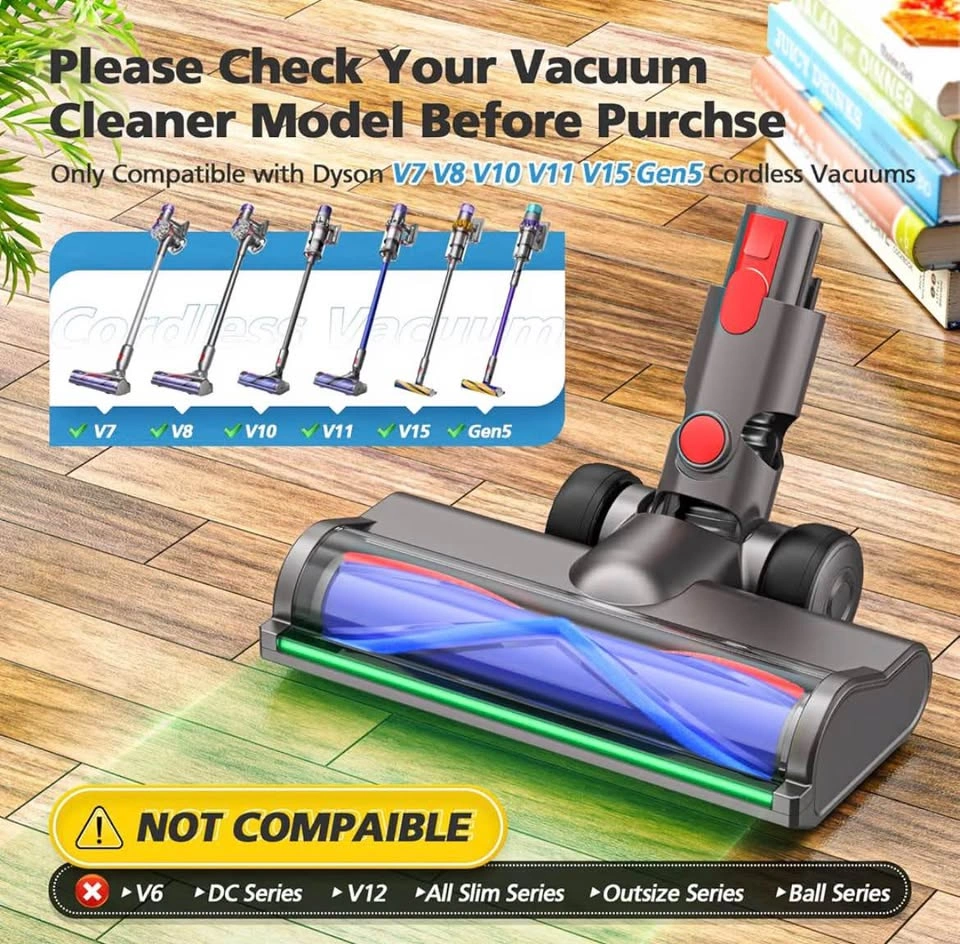New Replacement Floor Brush for Dyson V7 V8 V10 V11 V15 Gen5 - photo 3