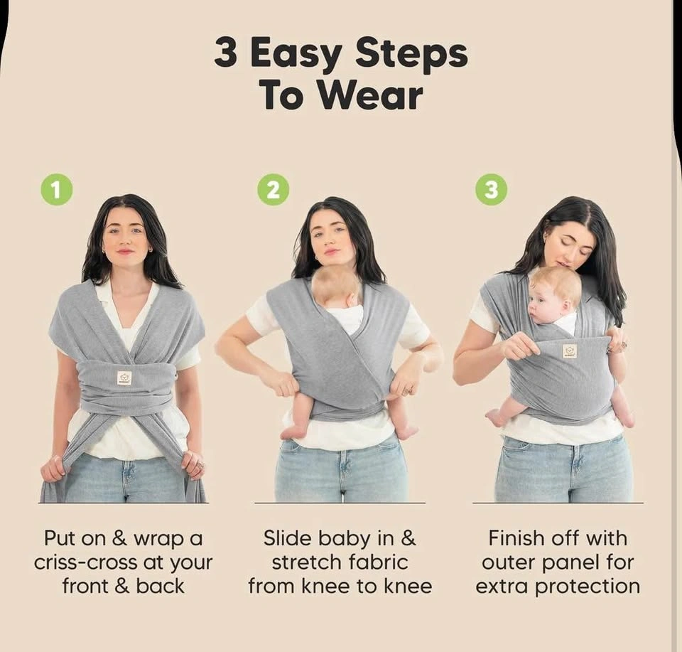 New KeaBabies Baby Wrap Carrier - photo 4