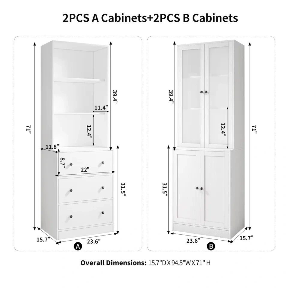Reshelle Book Cabinet Storage Bookcase - photo 2