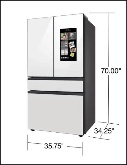 Samsung Bespoke Family Hub 4-Door Fridge - photo 5