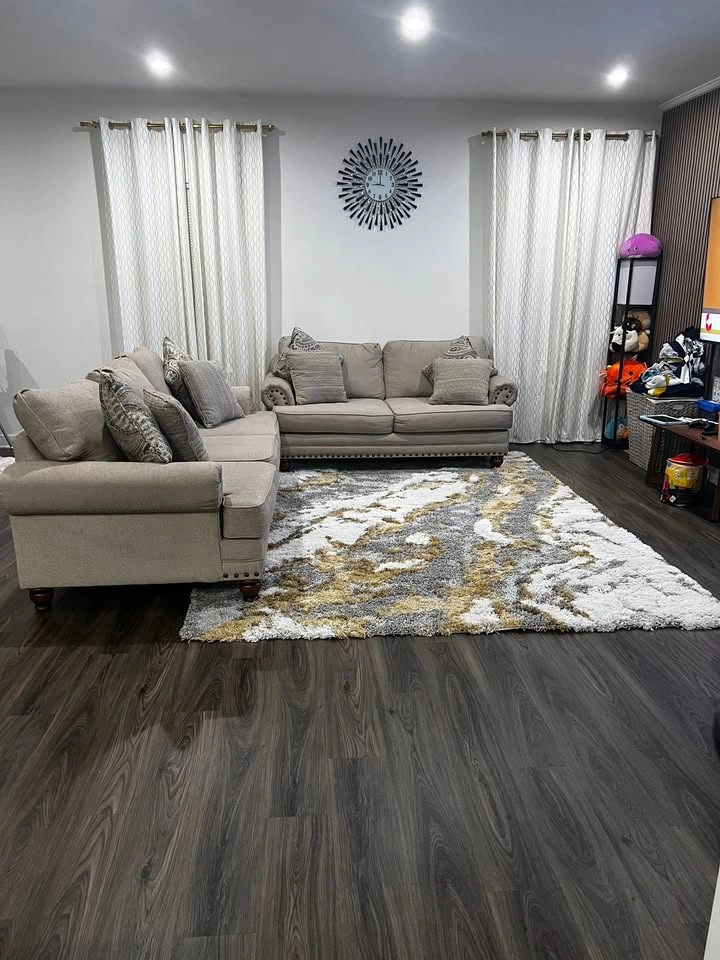 Freda Upholstered Sofa Set | Three Posts™ | Beige | Must Go!