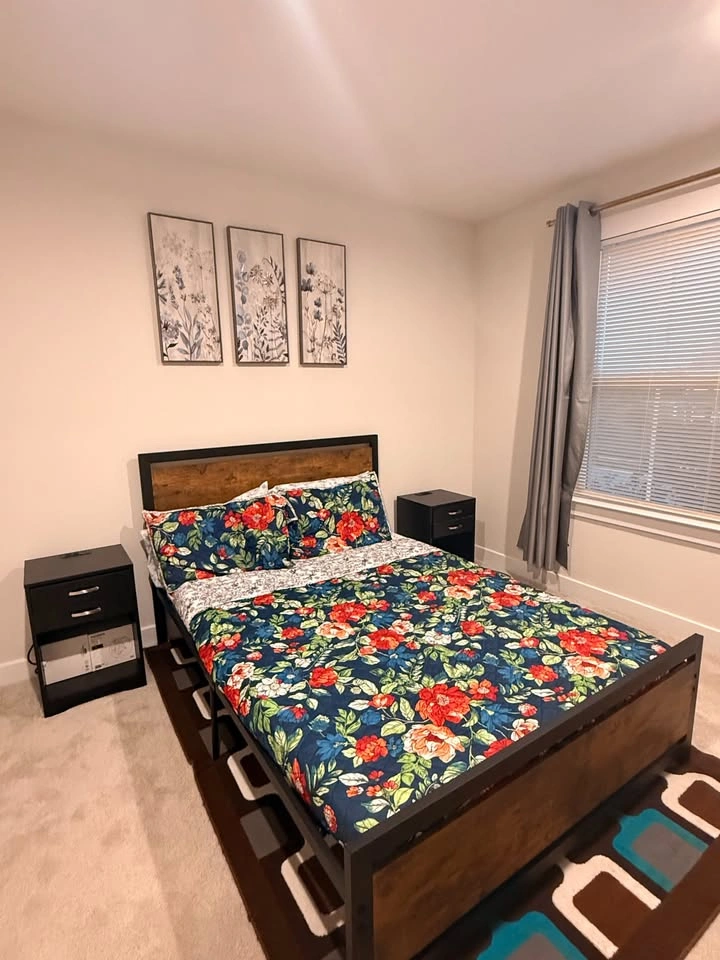 Move out sale: Full Size Bed Frame (Vintage Brown) - photo 2