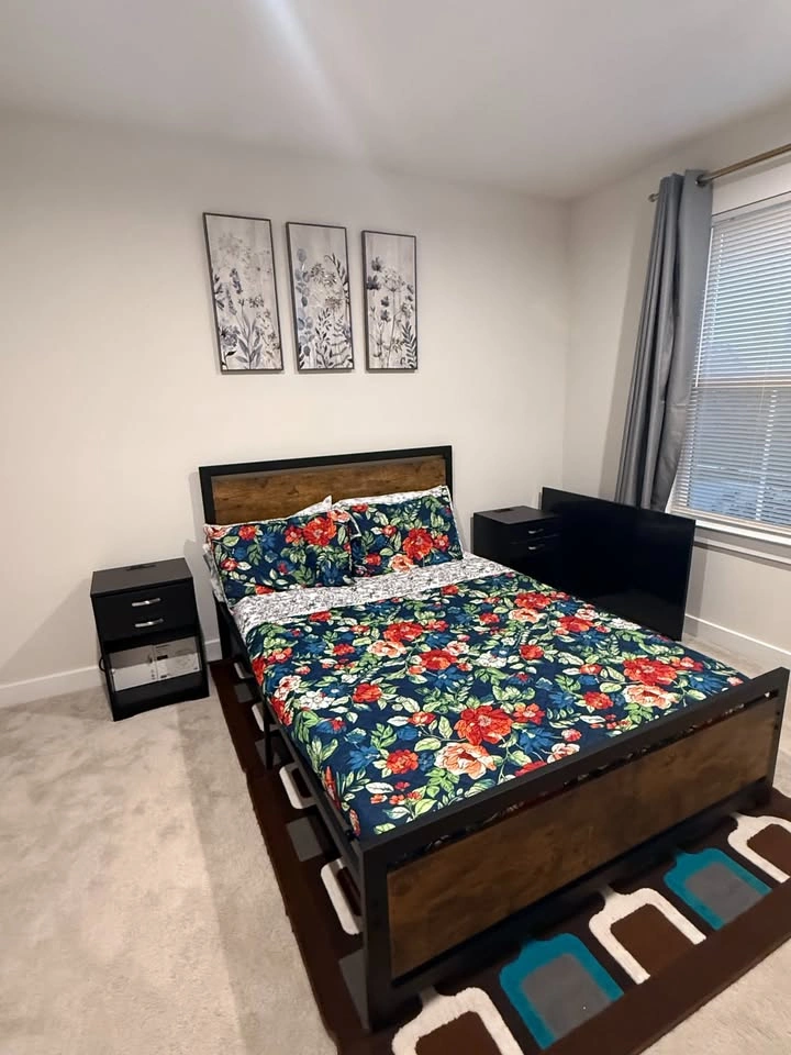 Move out sale: Full Size Bed Frame (Vintage Brown) - photo 3