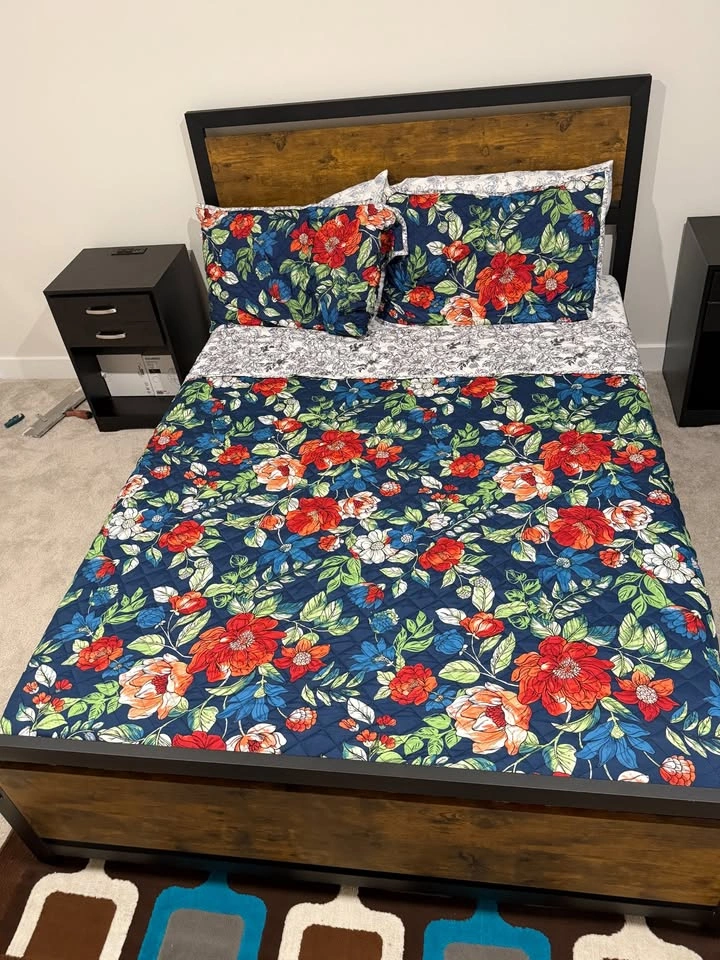 Move out sale: Full Size Bed Frame (Vintage Brown) - photo 4