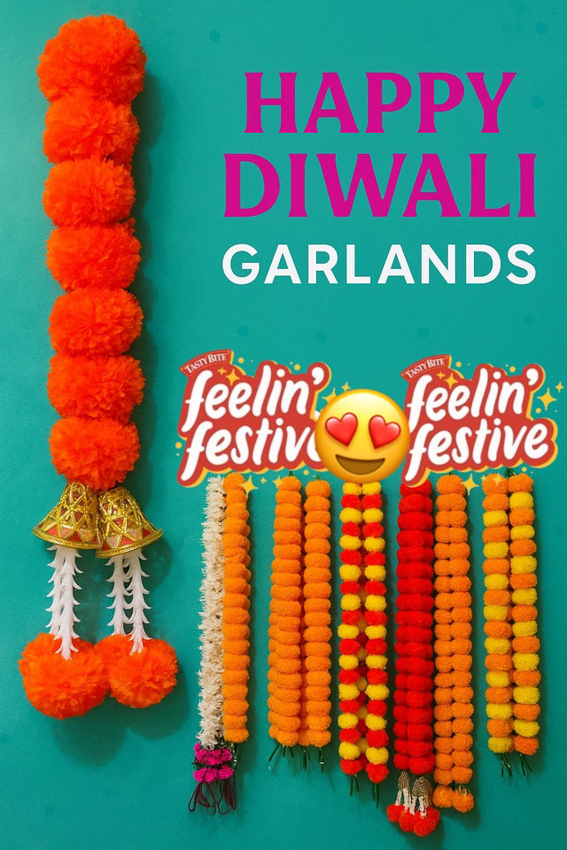 Marigold artificial garland festival decor - photo 2