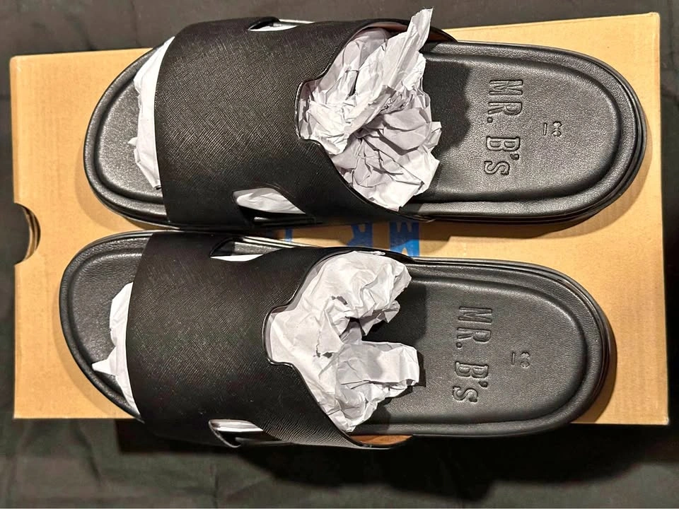 Aldo luxury by Mr B slippers US Size 9 men