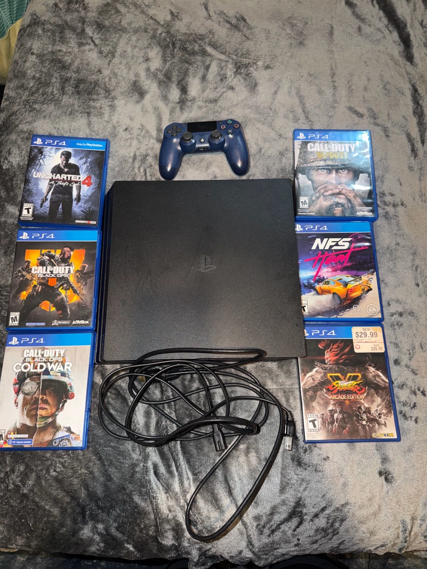 PS4 Pro Bundle - Black Console, Controller + 6 Games - photo 4