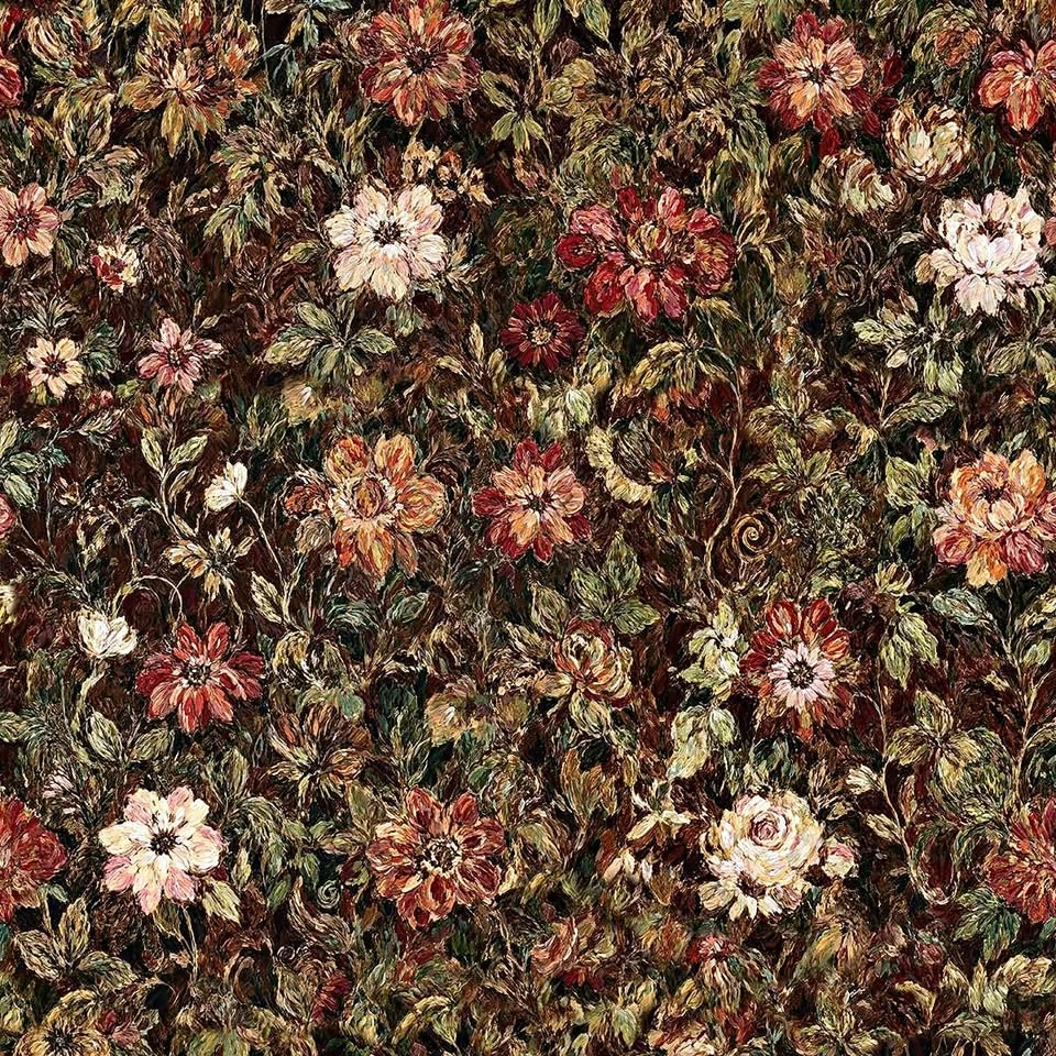 Dark Floral Peel and Stick Wallpaper - 17.3"x78.7"