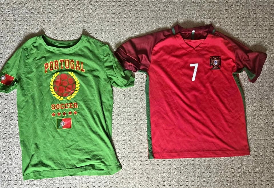 Kids Portugal Soccer Shirts