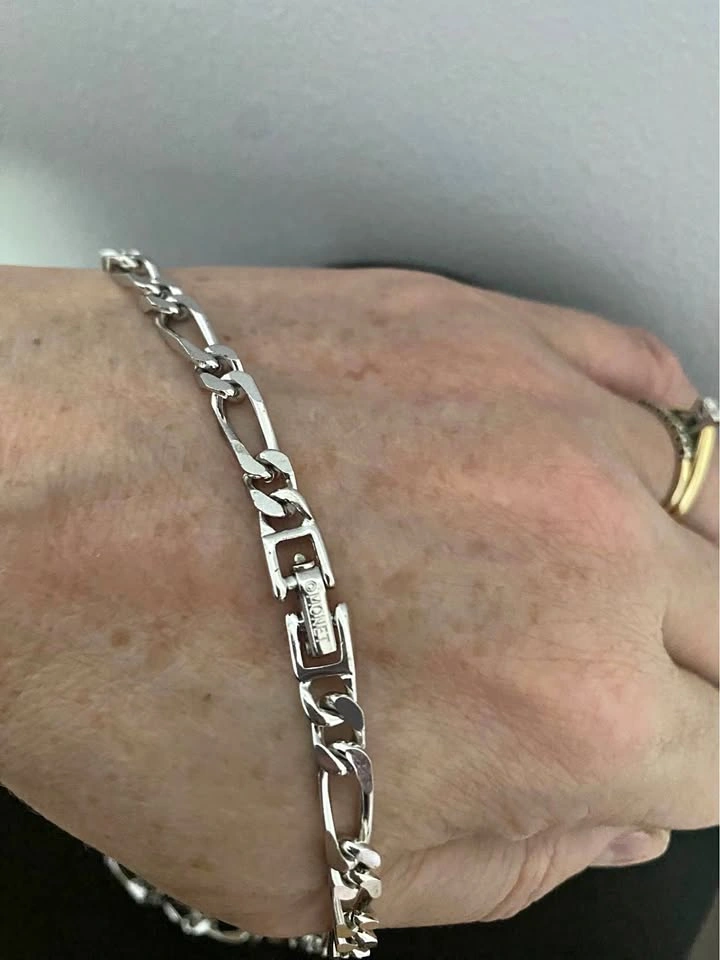Monet Silver-Tone Chain Necklace