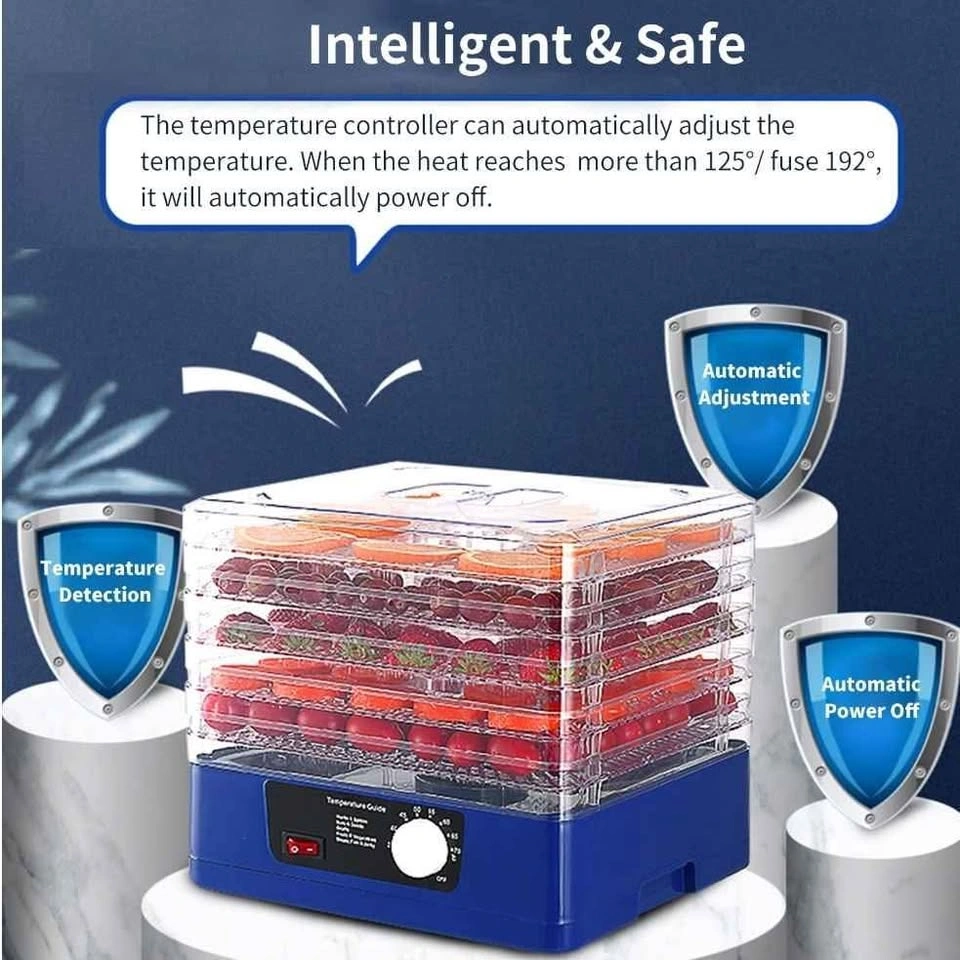 5-Tray Food Dehydrator with Digital Timer and Temp Control - photo 5