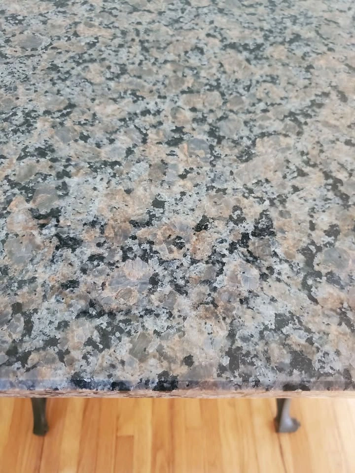 Custom Granite Top Antique Raymond Beaver Sewing Table - photo 4