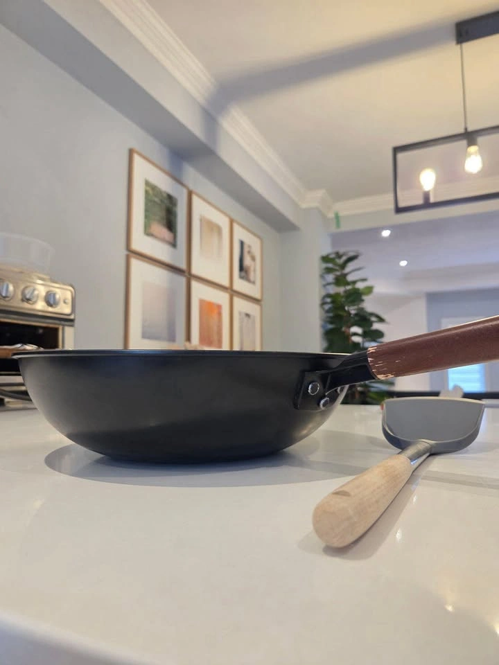 Carbon Steel Wok and Spatula - photo 2