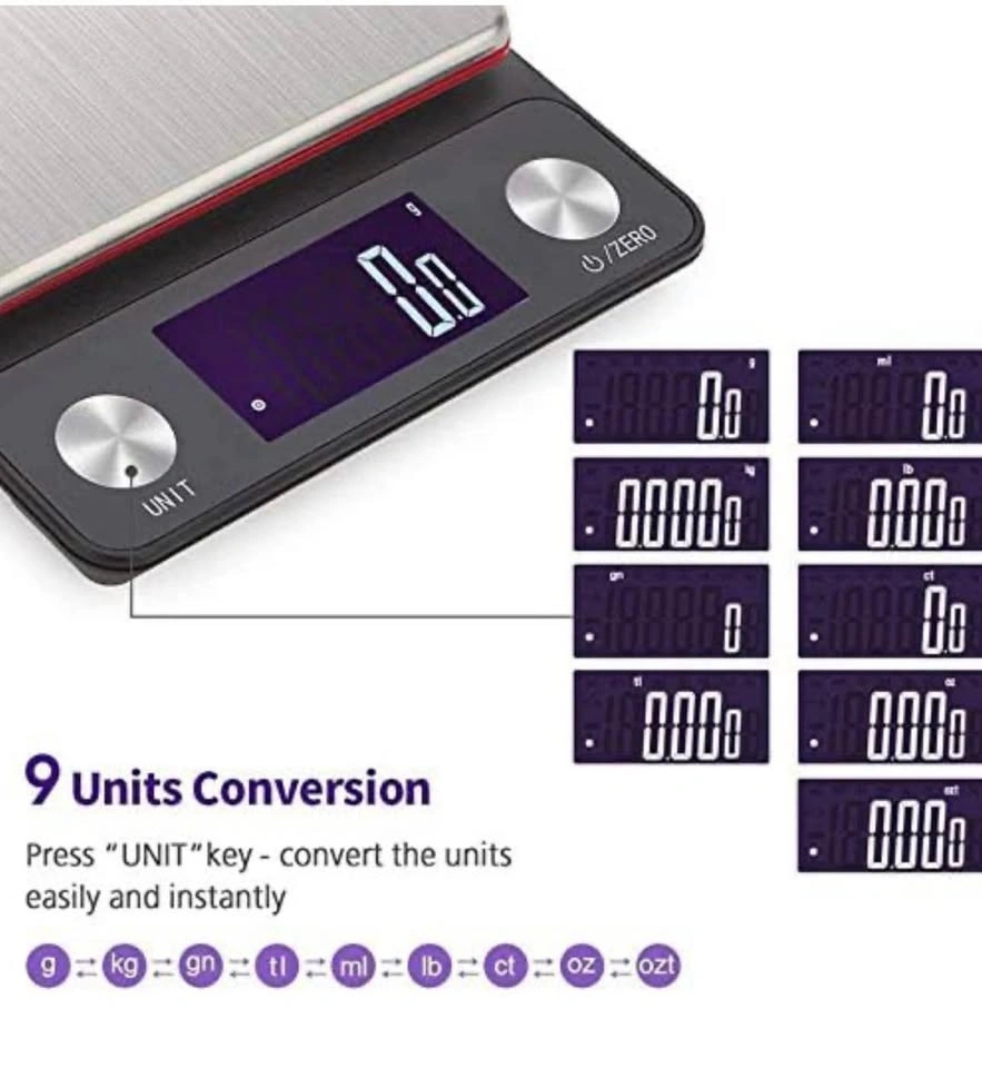 Digital Kitchen Scale 5kg 0.1g Multifunction Scale - photo 4
