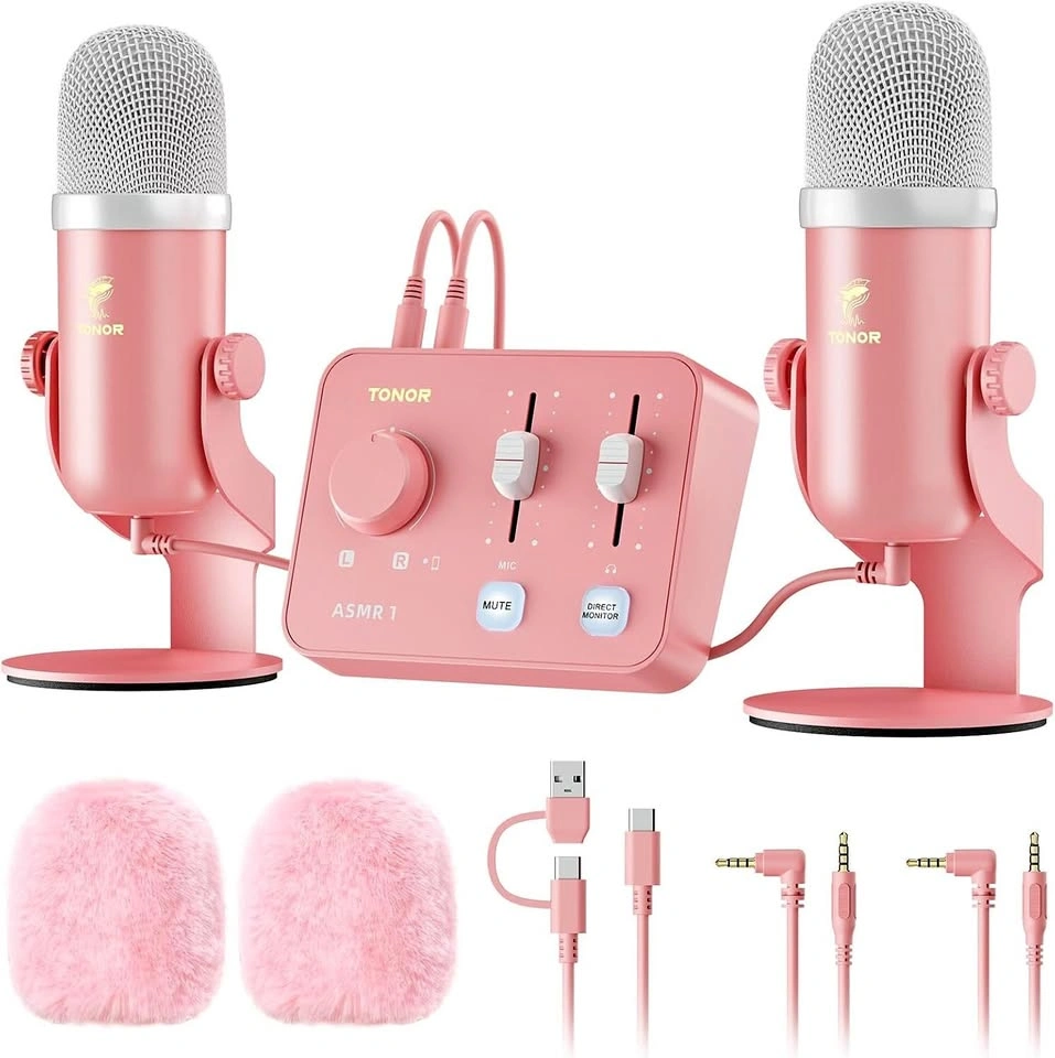 TONOR 192kHZ ASMR Equipment Bundle with Audio Interface
