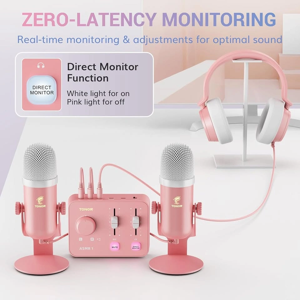 TONOR 192kHZ ASMR Equipment Bundle with Audio Interface - photo 5