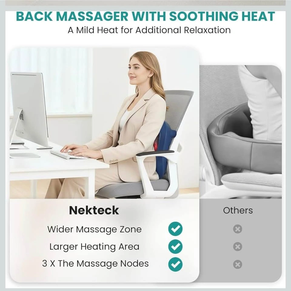 Nekteck Shiatsu Heated Electric Foot Massager - photo 5