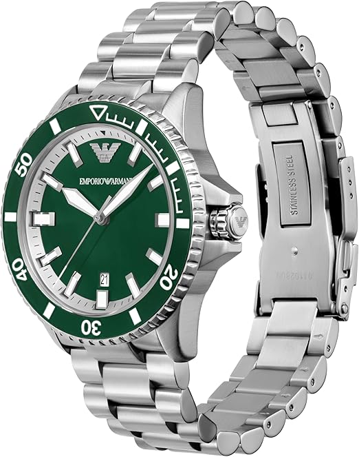 Armani Men's Sea Explorer Elite Automatic Stainless Steel Watch - photo 2