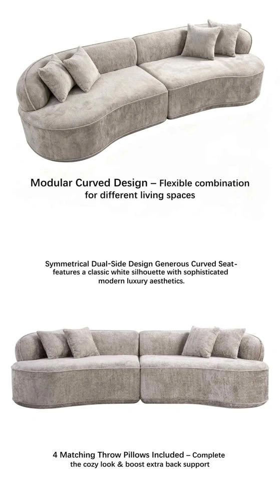 Modular Curved Modern Luxury Sofa - photo 4
