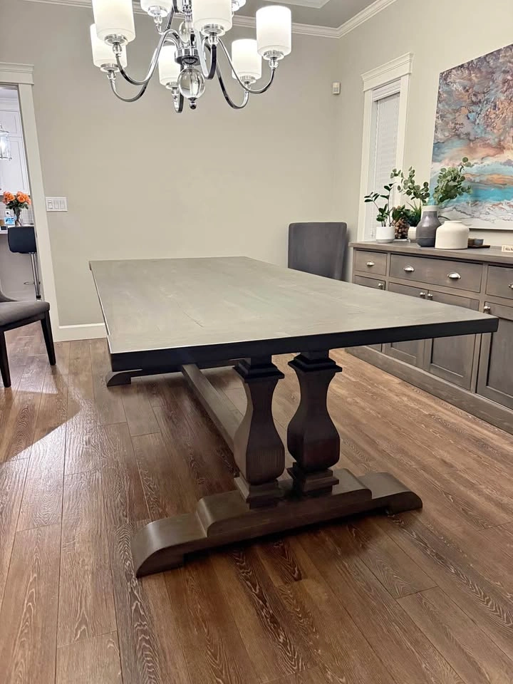 Large dining room table