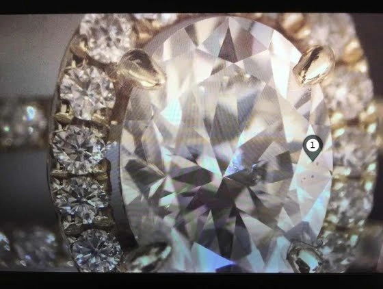 Oval Cut Moissanite Engagement Ring/14K Yellow Gold/Size 5.5 - photo 5