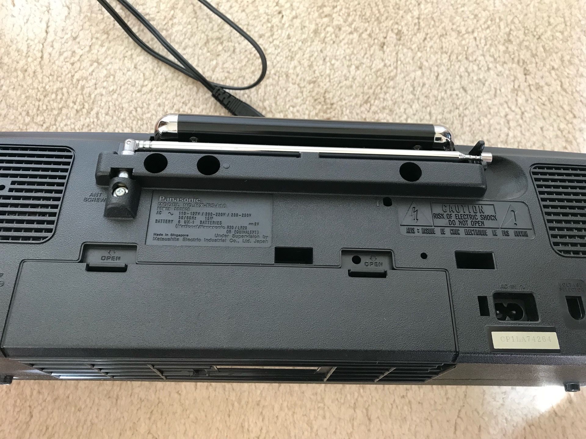 PANASONIC RX-FS STEREO BOOMBOX - photo 4