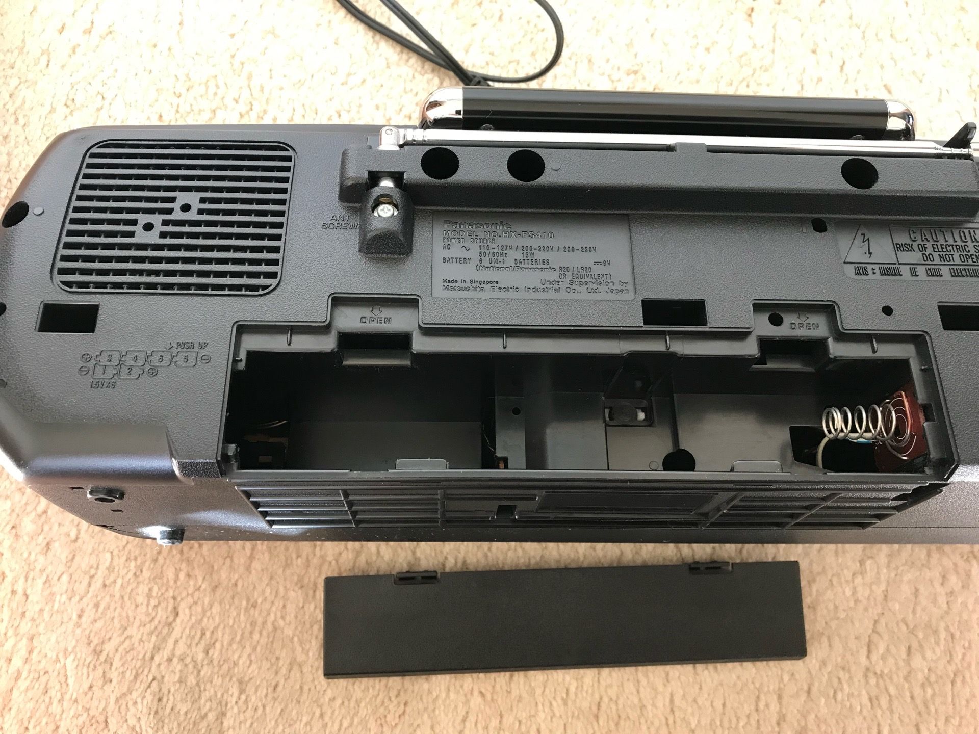PANASONIC RX-FS STEREO BOOMBOX - photo 5