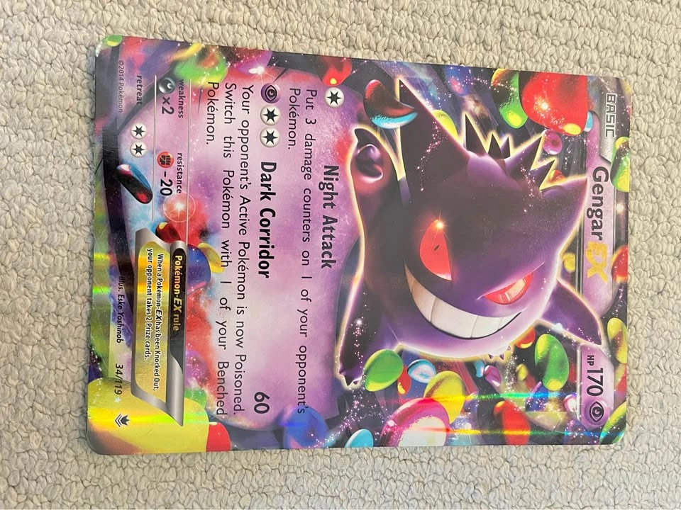 Gengar EX 34/119 Jumbo Pokemon