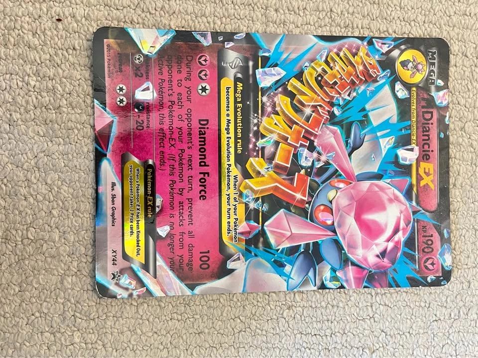 Mega Diancie EX XY44 Jumbo Pokemon