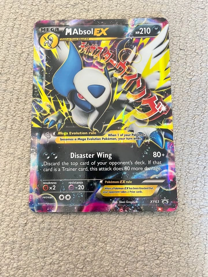 Mega Absol EX XY63 Jumbo Pokemon