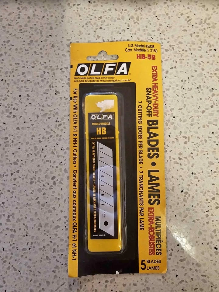 OLFA HB-5B Extra Heavy-Duty Snap-Off Blades