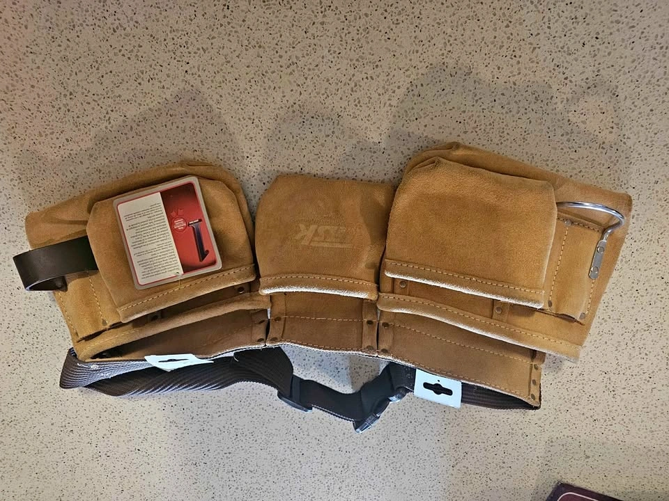 Task Suede Leather Tool Belt