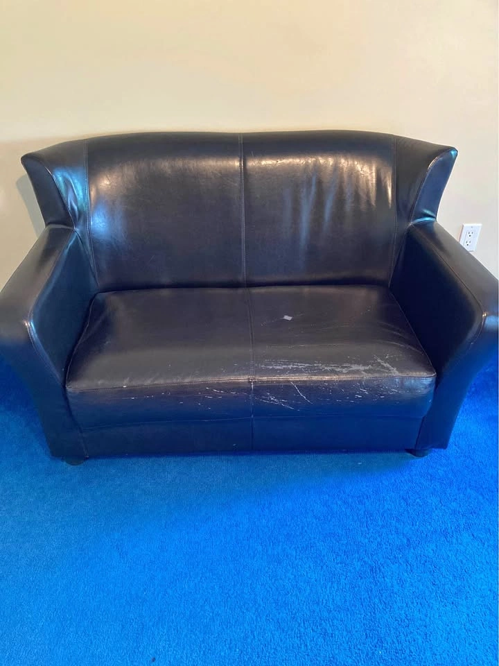 Pleather couch