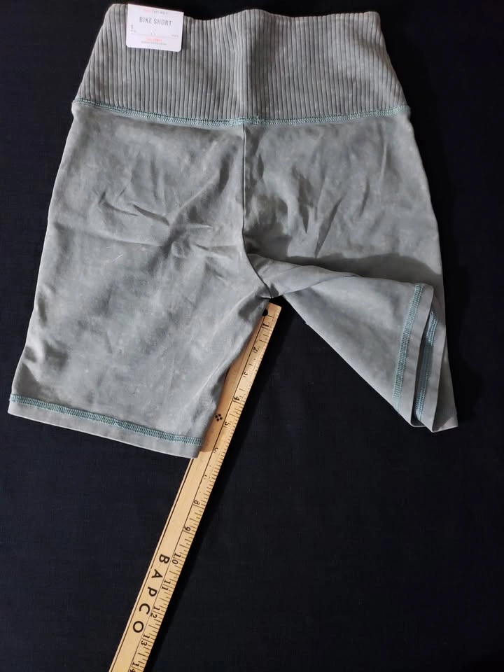 New Aerie Chill Play Move Hi-Rise Ribbed Pocket Bike Shorts (S) - photo 4