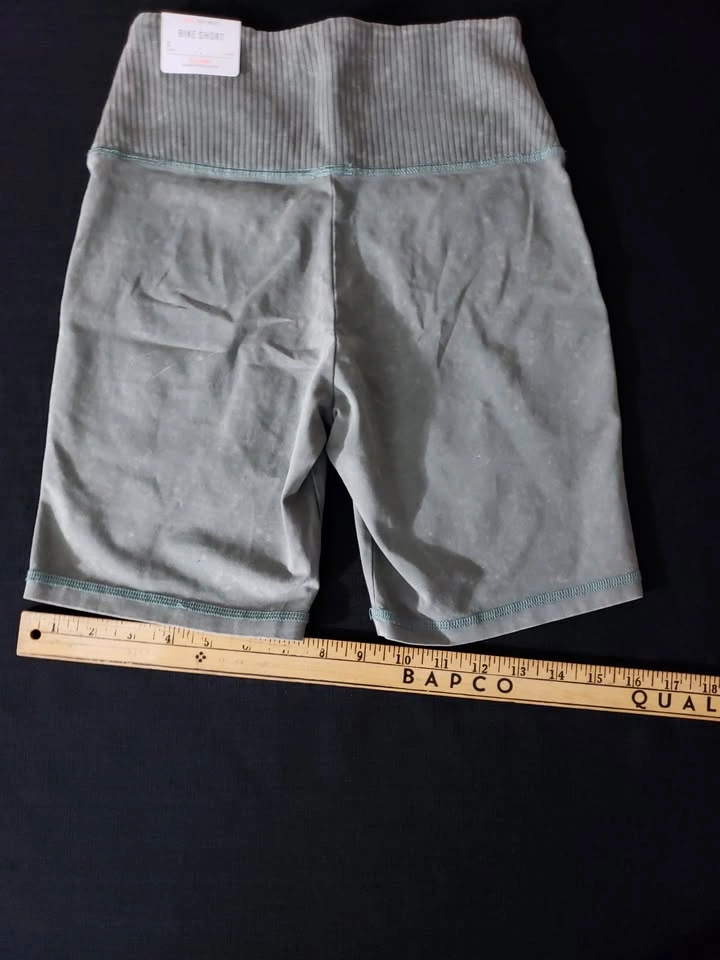 New Aerie Chill Play Move Hi-Rise Ribbed Pocket Bike Shorts (S) - photo 5