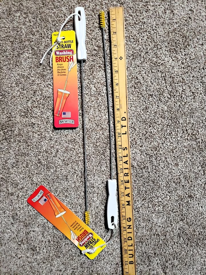 NEW! THE BEST LONG STRAW WASHING BRUSHES BY BRUSHTECH (B23C)