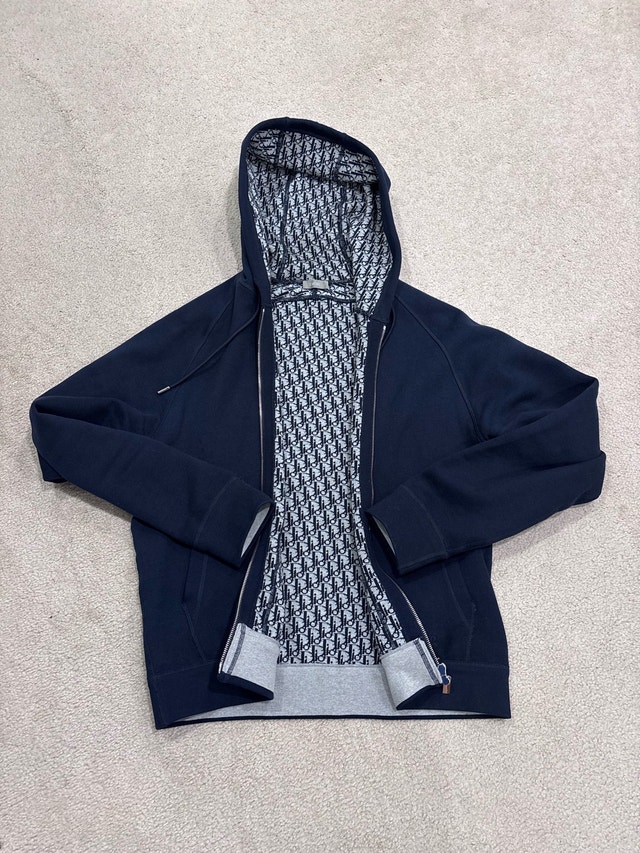 Dior zip up hoodie