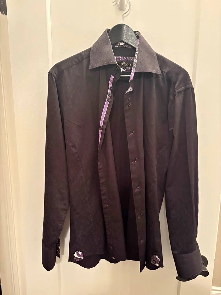 Men’s Black Button Up Shirt