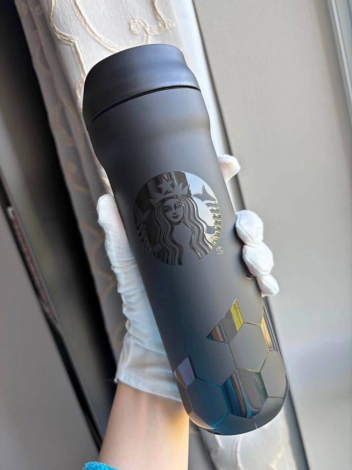 Starbucks FIFA 2026 Black Soccer Tumbler Brand New Limited Editi
