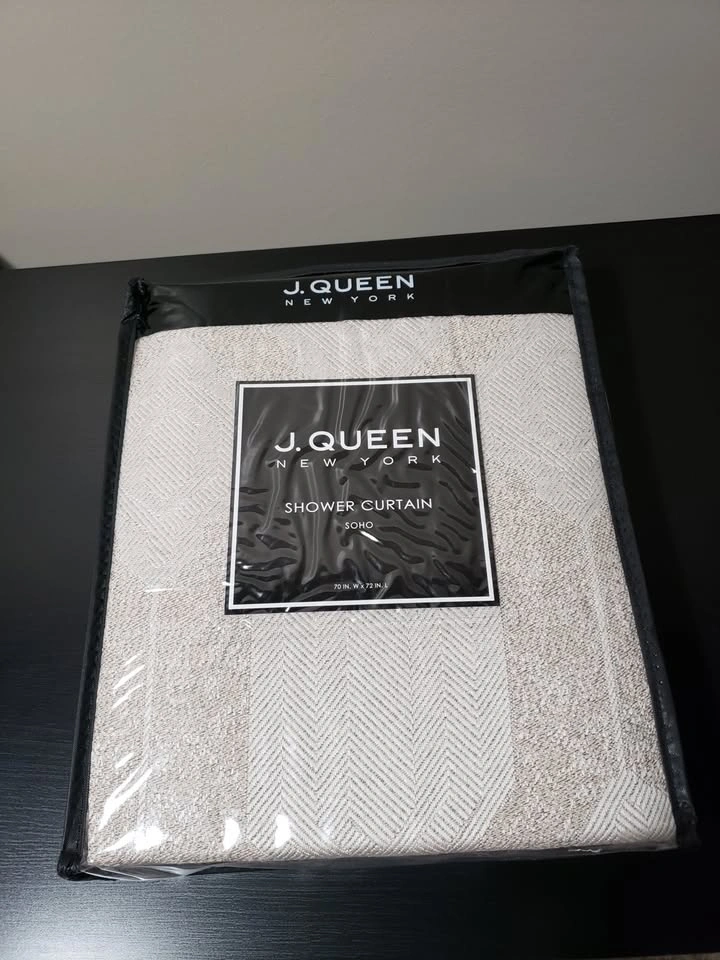 NEW! High End J Queen New York Woven Jacquard Shower Curtaine - photo 4