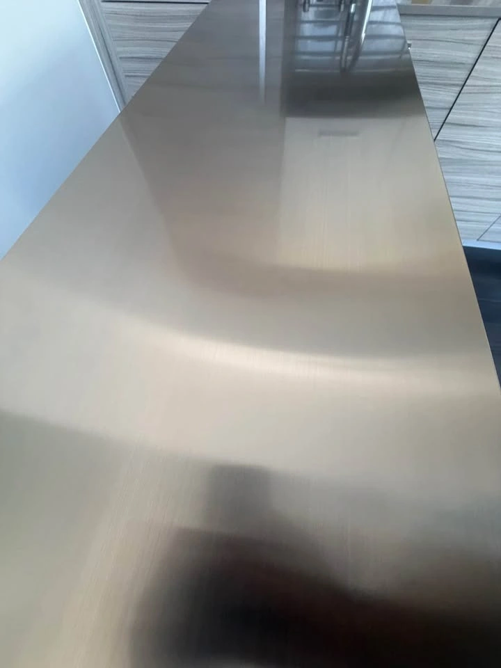 Black Kitchen Island with Stainless Steel Top - photo 4