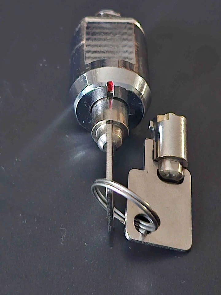 High Security Tubular Cam Cylinder Storage Lock with Keys