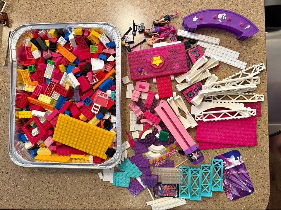 Mega Bloks Barbie Building Set Lot