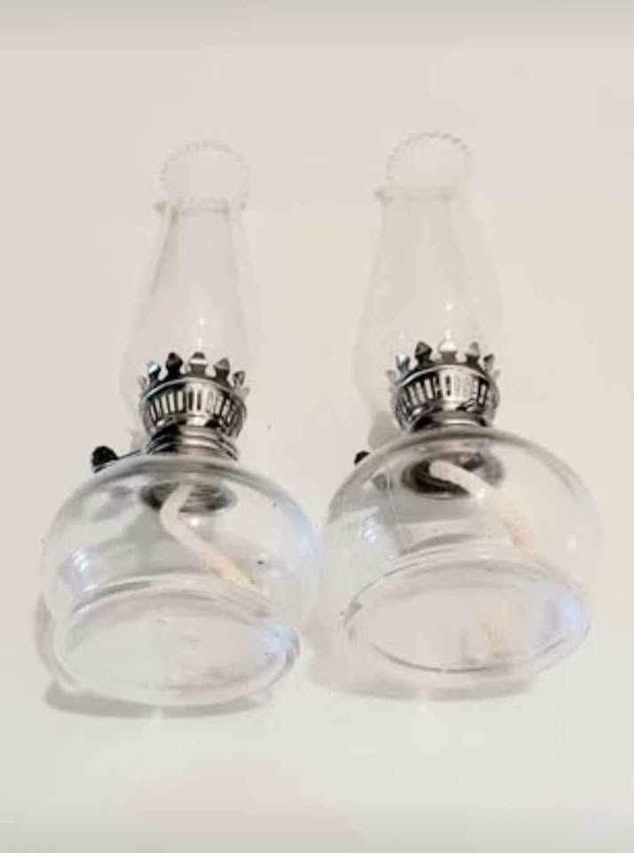 Pair of New Ellipse Oil Lamps - photo 2