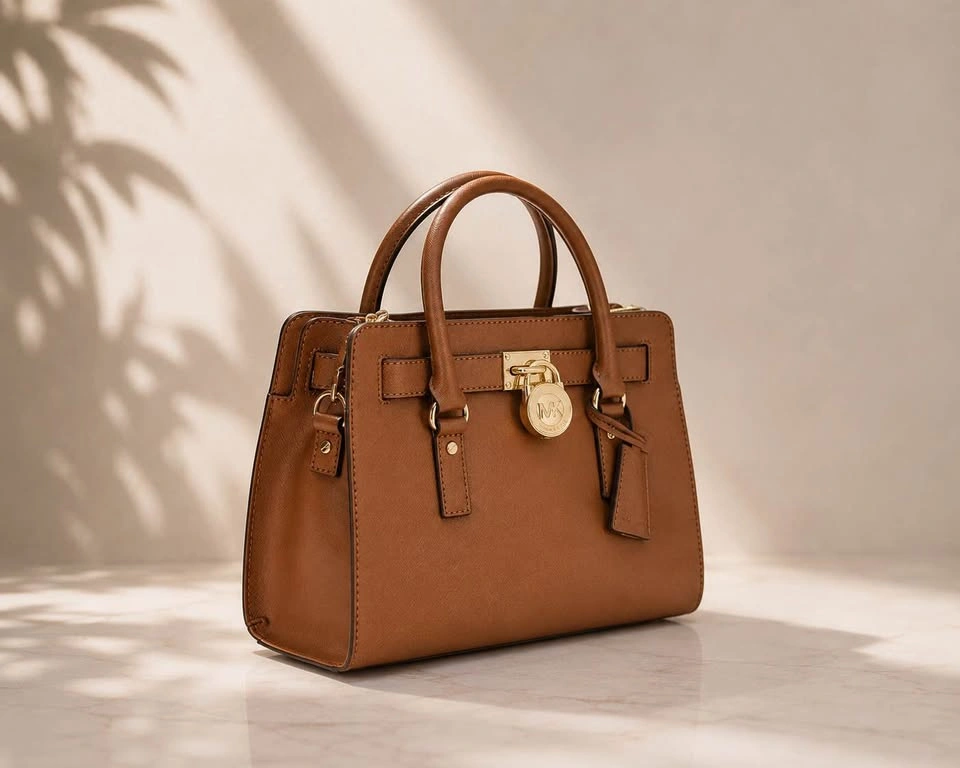 Michael Kors Hamilton Large Saffiano Leather Satchel – Brown - photo 4