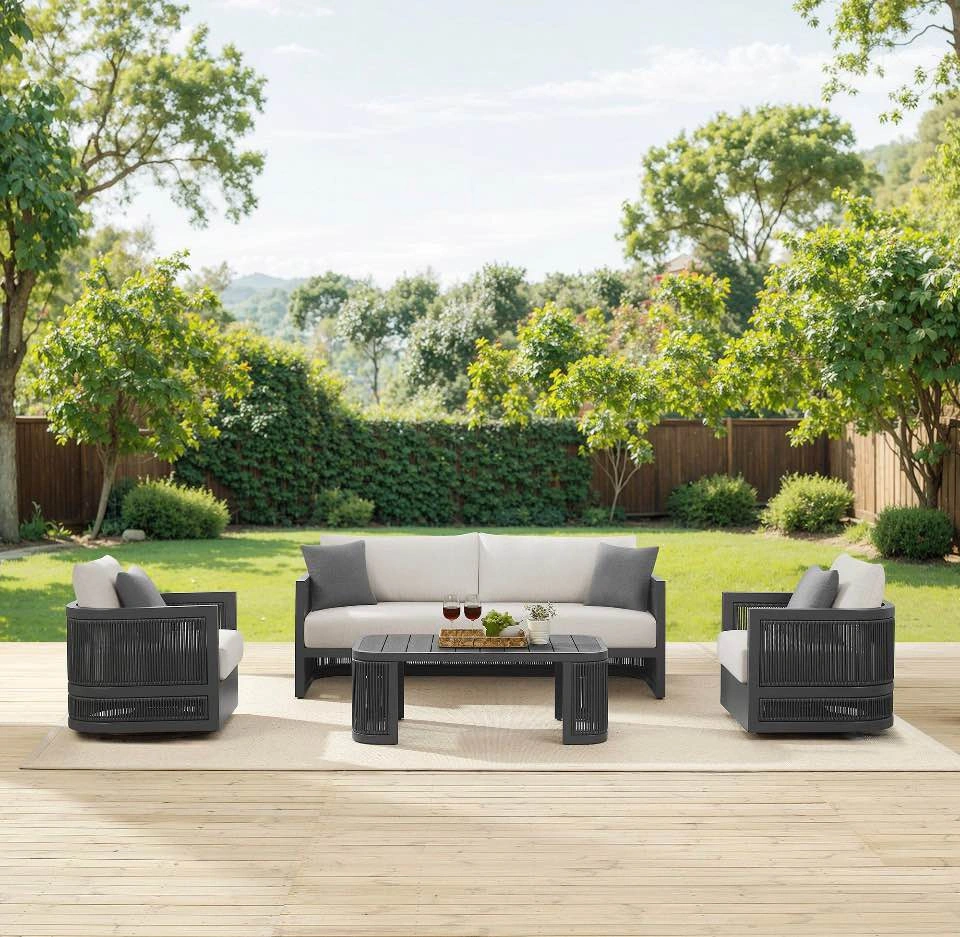 Henredon Annalise 4-Piece Outdoor Patio Seating Set - photo 2