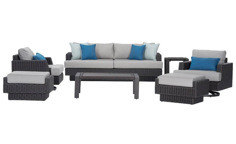 Portofino Repose 7-Piece Patio Motion Seating Set — Open Box - photo 2